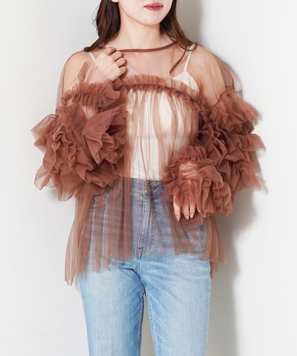 decorative tulle tops | DRESS,DRESS | ROOM903 online