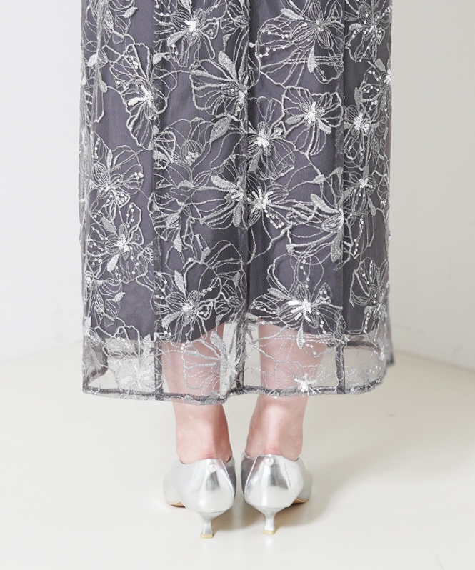 tulle drape spangle dress | DRESS,DRESS | ROOM903 online