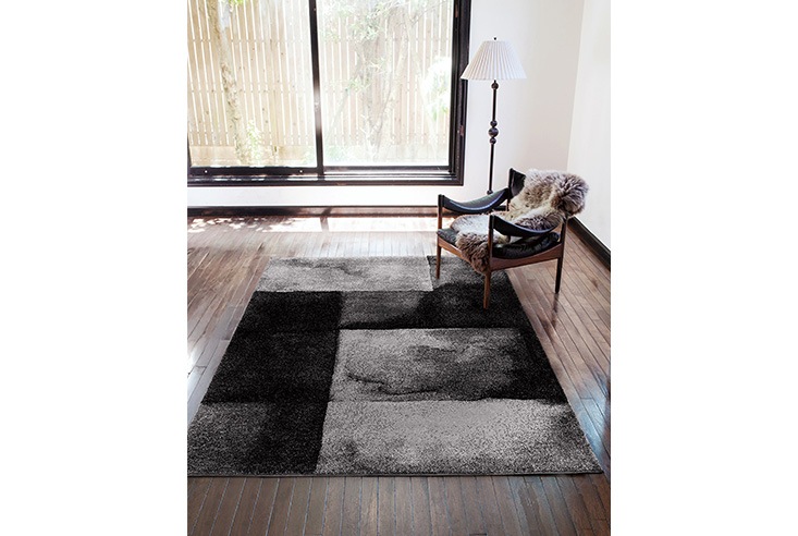 ラグ prevell プレーベル Wilton サグ ラグ (BK)｜モダンインテリア