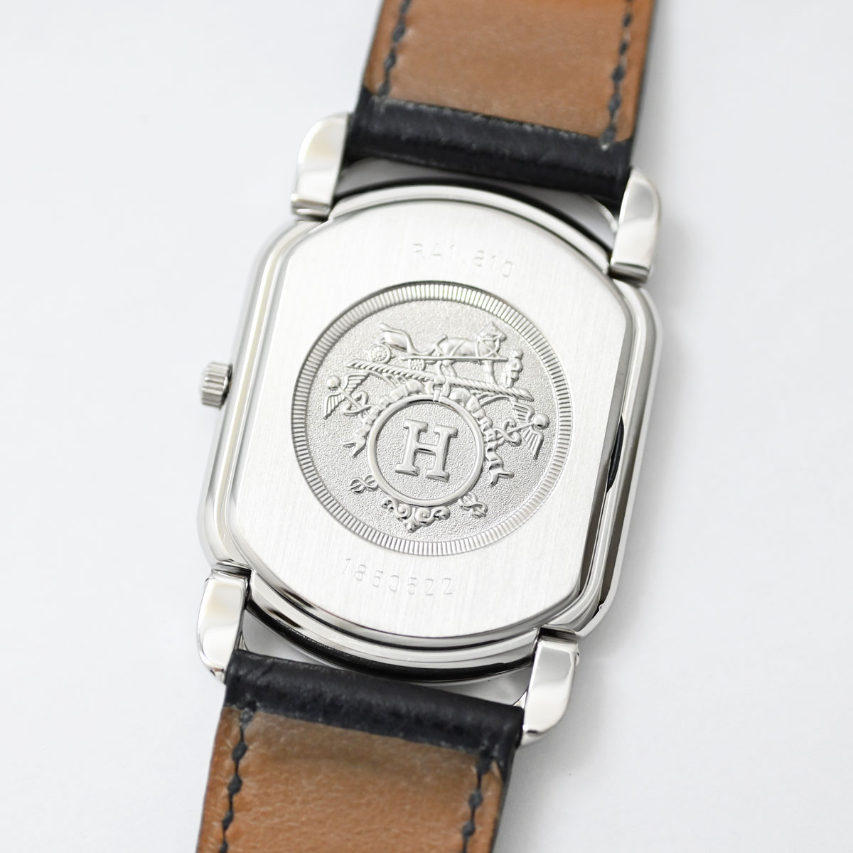 エルメス HERMES ラリー RA1.810 クォーツ メンズ SS スモールセコンド