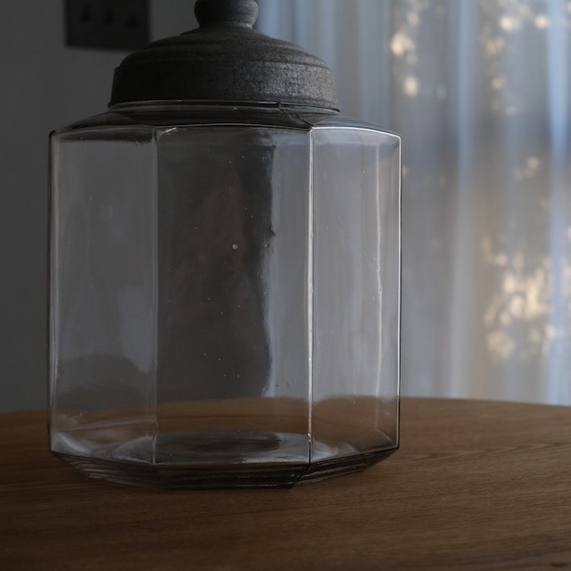 アンティークガラス保存瓶 八角型｜すべての商品｜古家具