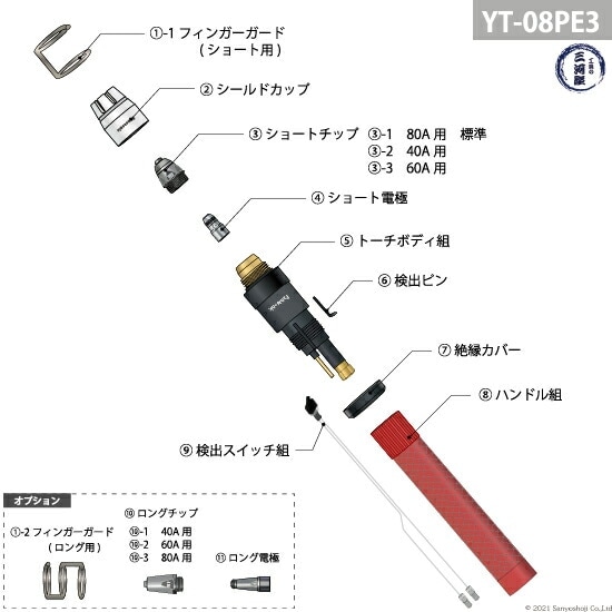 Panasonic ( パナソニック ) ショート 電極 40A 60A 80A TET02033