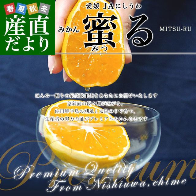 愛媛県産 JAにしうわ みつる共選 プレミアム西宇和みかん 蜜る(みつる