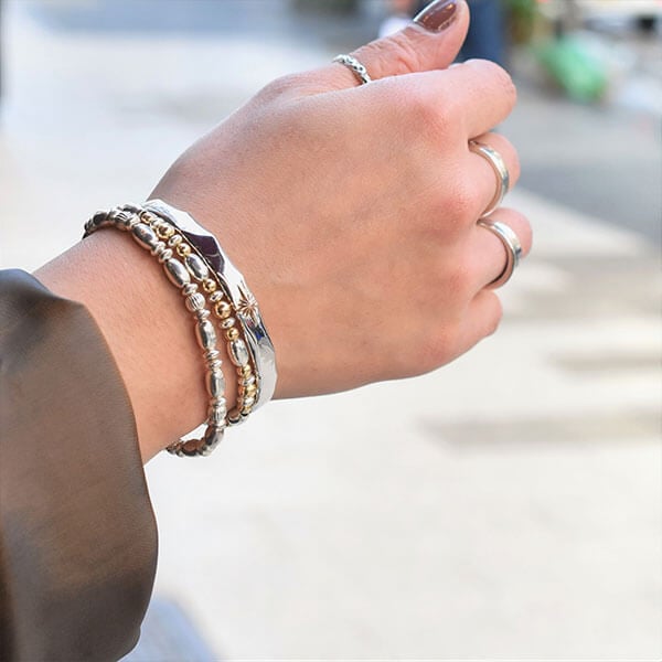 サンシンボル シルバー925バングル｜全てのシルバーアクセサリー