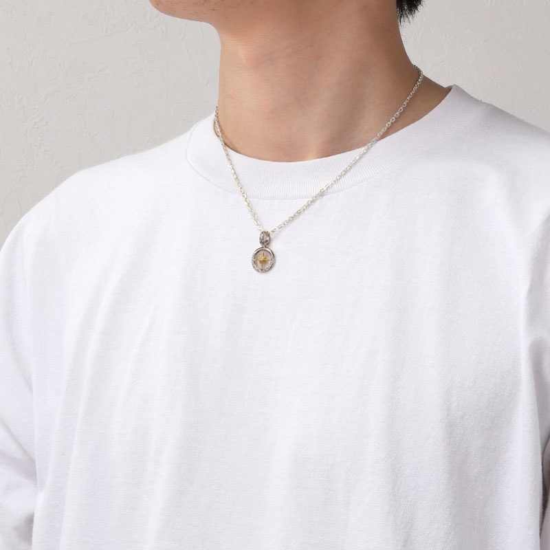 SAAD シルバー 925 全銀 サンシンボル 75mm 大イーグル ペンダント