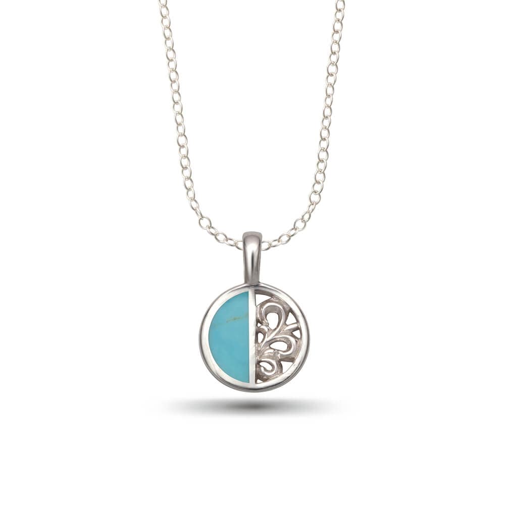 天然石ターコイズ ストーン シルバー925製 ペンダントトップ｜全ての