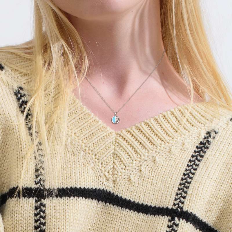 天然石ターコイズ ストーン シルバー925製 ペンダントトップ｜全ての