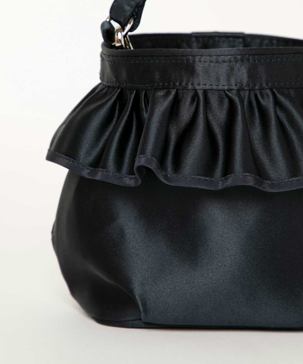 フィグ（サテンネイビー） | bag,fig | setsuko sagittaire