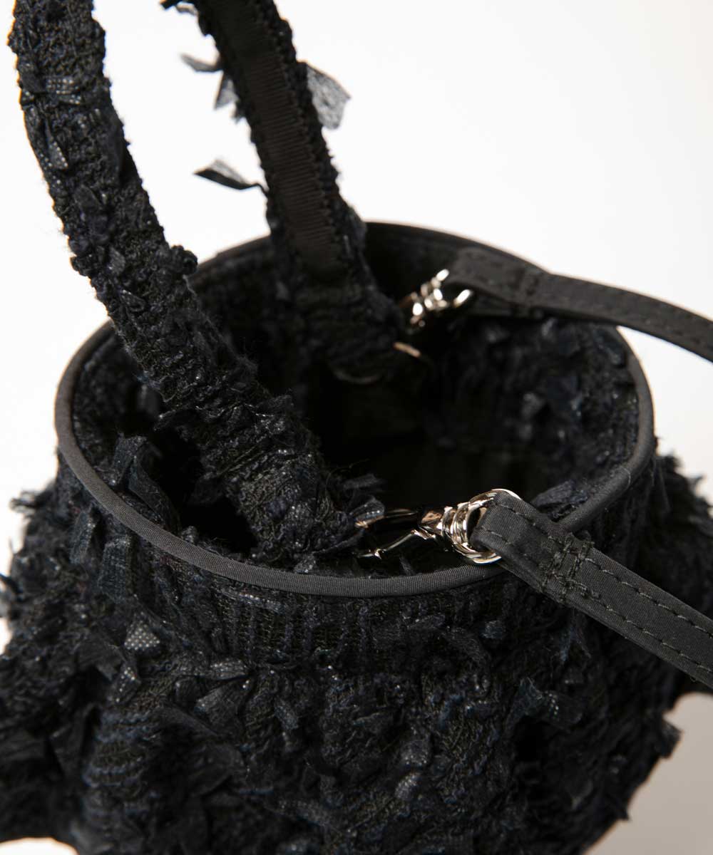 マイクロシティ（黒リボンツィード） | bag,micro city | setsuko