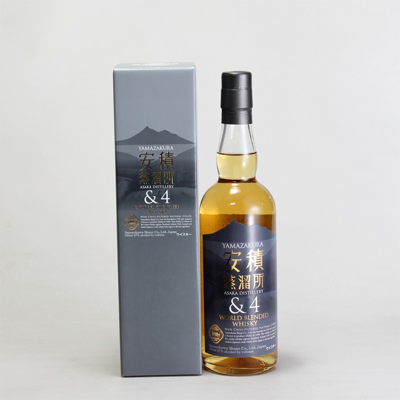 笹の川 ピュアモルト山桜 48° 700ml｜ウイスキー通販-福島県｜淀川酒店