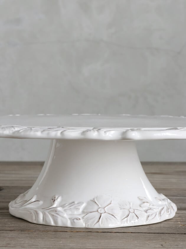 ELIOS MYFLOWER エリオス マイフラワー ケーキスタンドホワイト W23cm