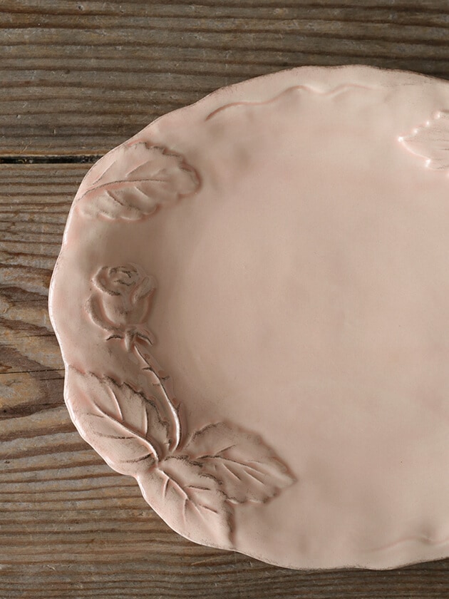 Virginia Casa ROMANTICA デザートプレート23cm ピンク