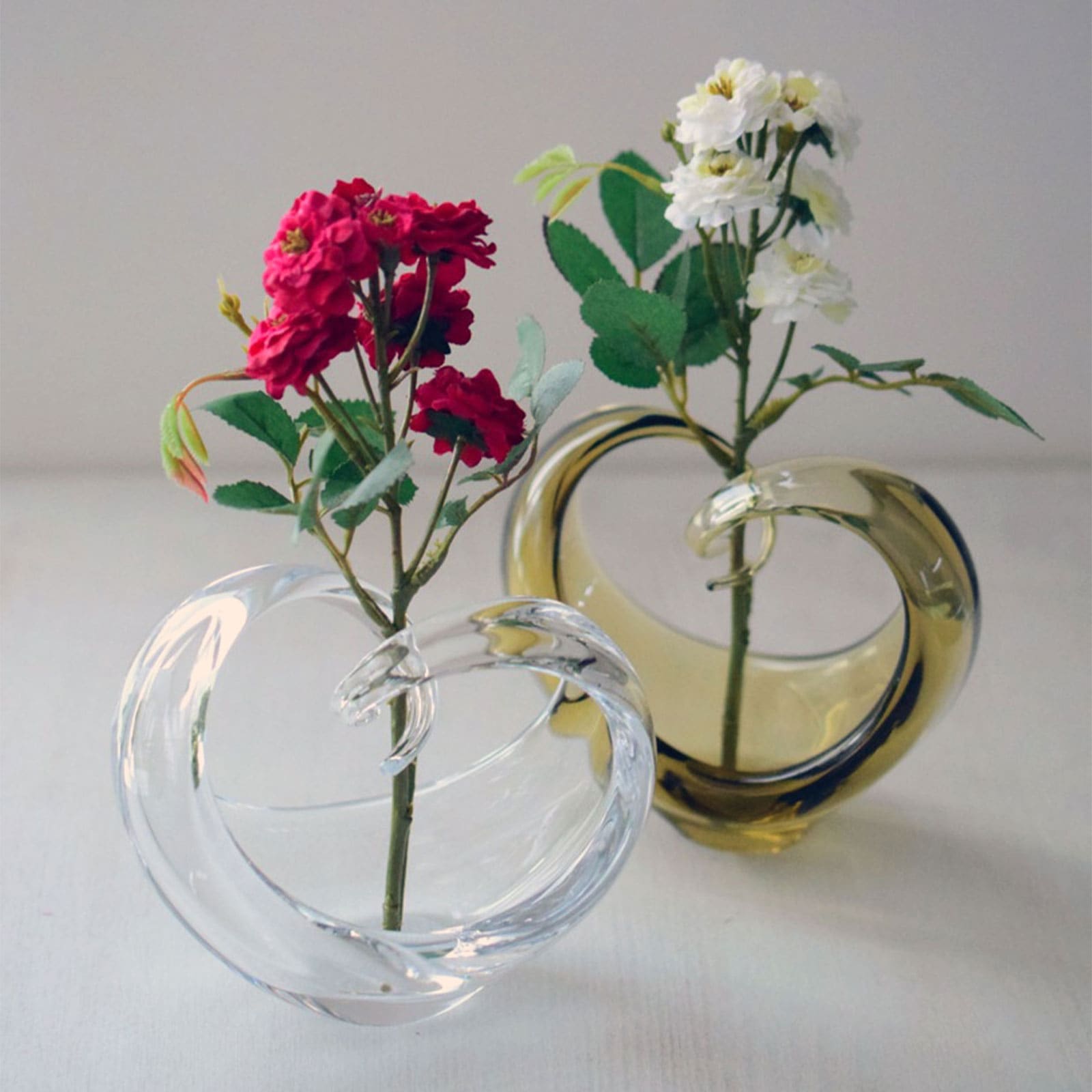 ハートクルヴァ：フラワーベース GIFT | ガラス製品 | Sghr