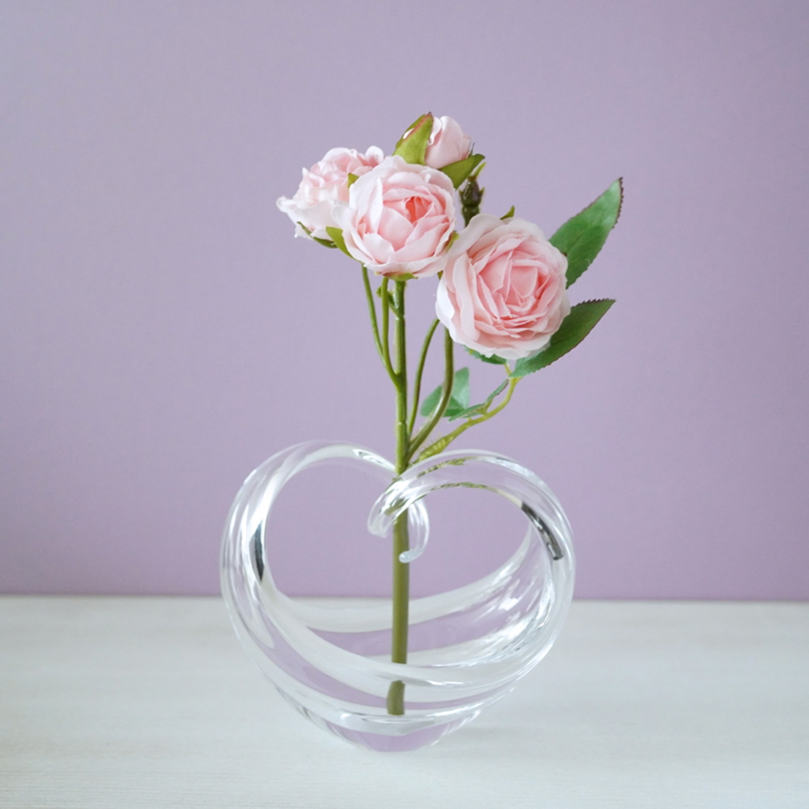 ハートクルヴァ：フラワーベース GIFT | ガラス製品 | Sghr