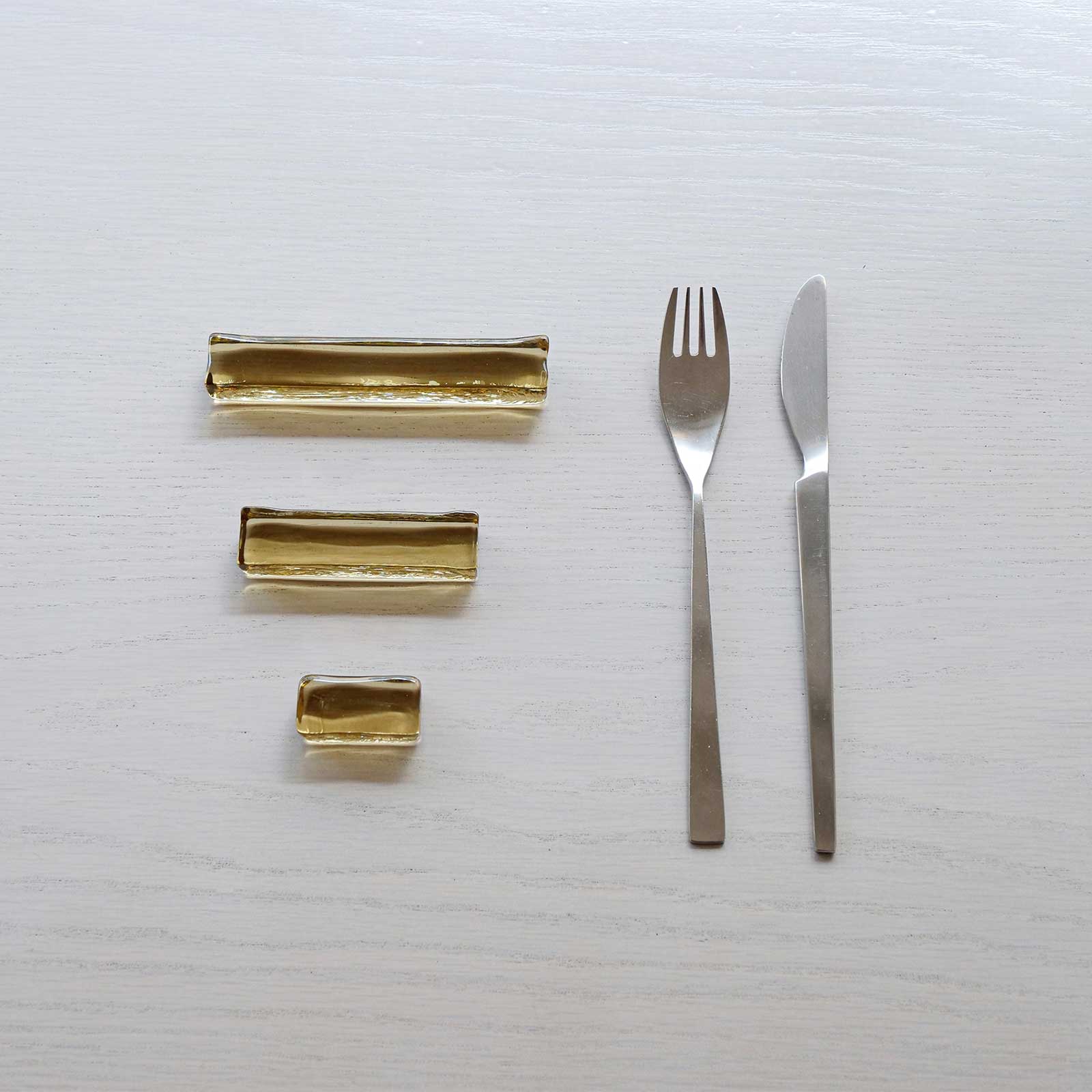 カトラリーレスト：四角 (M) 6本セット GIFT | ガラス製品 | Sghr