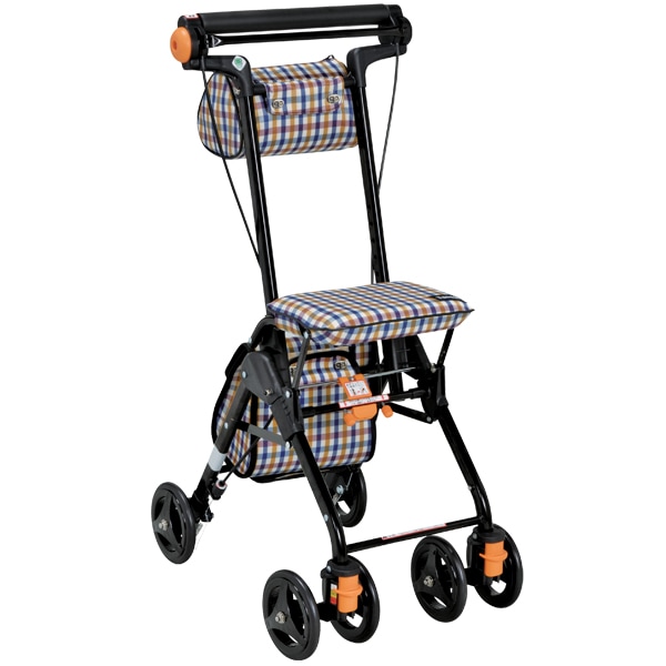 シルバーカー テイコブナノンDX 【CPS02】［チェックブルー］【幸和