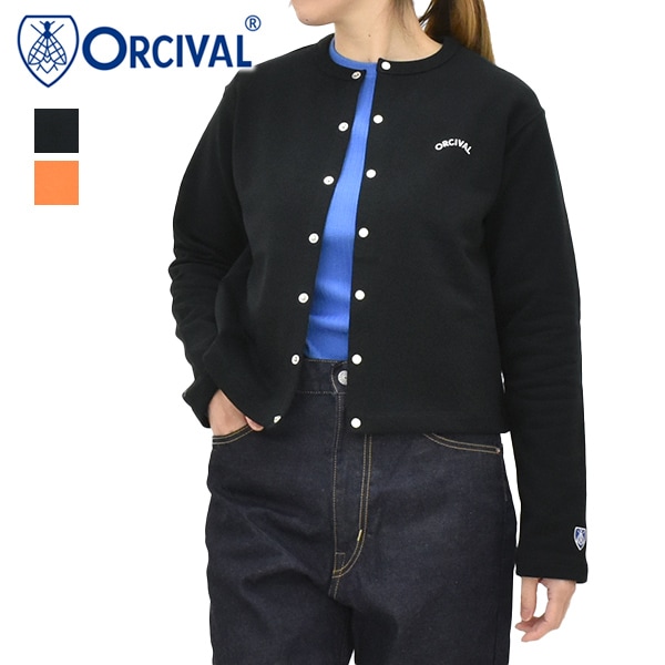 ORCIVAL オーシバル フレンチテリークルーネックカーディガン OR