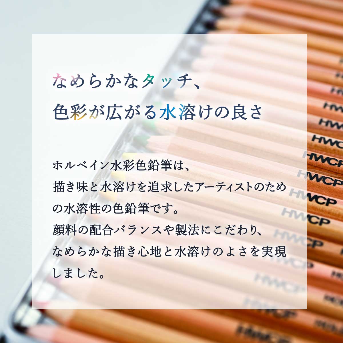 新商品プライス】ホルベイン 水彩色鉛筆 50色セット | ホルベイン水彩