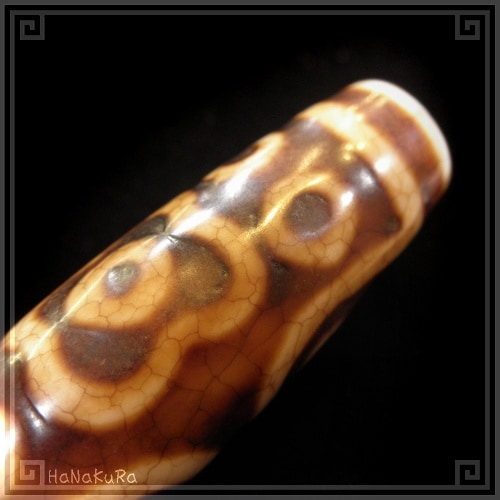 天珠 西蔵 チベット 048-01 十一眼天珠 (老茶色) | [雑貨06]西蔵天珠