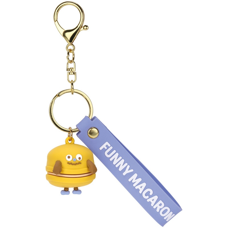 スケーター キーホルダー ラバー マスコット付き キャラクター