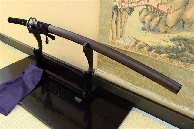 宮本武蔵拵え 亜鉛合金刀身 刀袋付 高級模造刀｜【公式】模造刀・居合