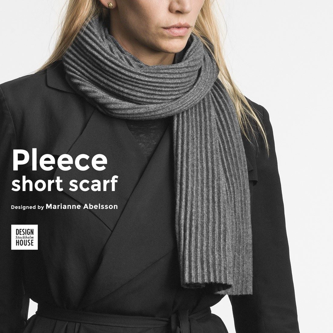 期間限定 送料無料【Design House Stockholm】Pleece SHORT SCARF