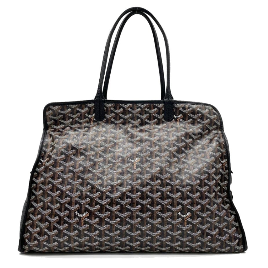 GOYARD ゴヤール サンルイPM トートバッグ PVC レザー ホワイト