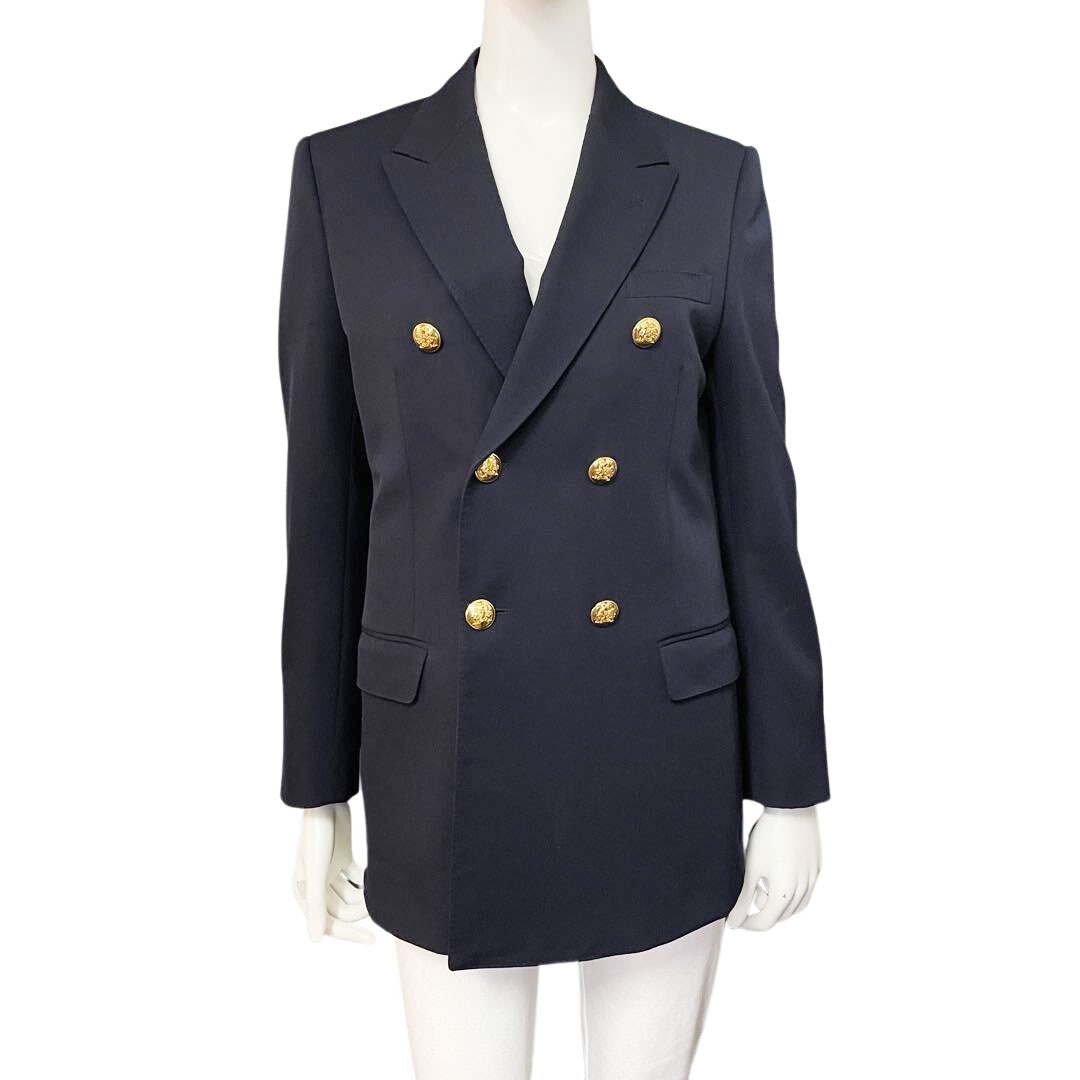 CELINE セリーヌ ダブルジャケット ダブルブレスト ロングブレザー 38