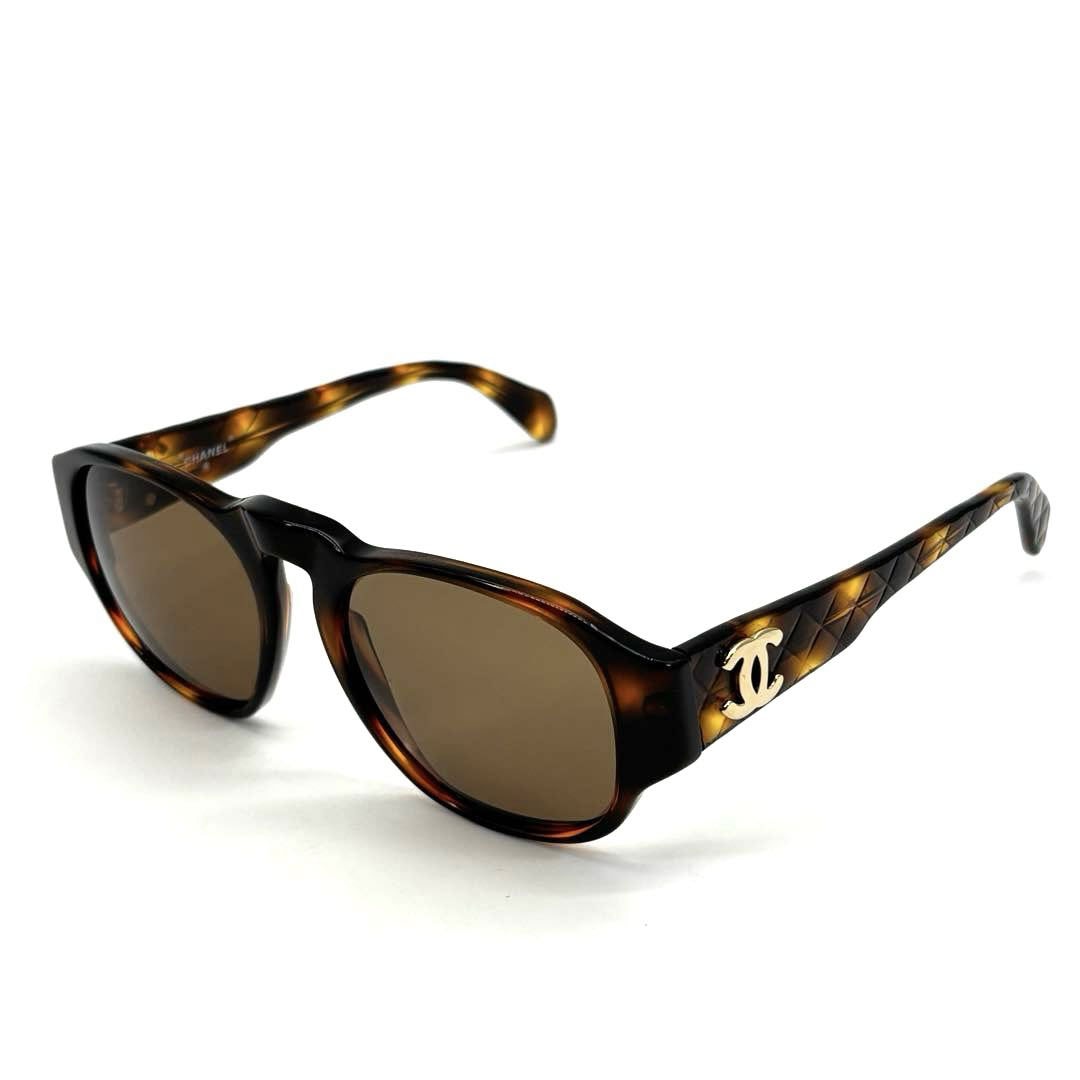 CHANEL シャネル サングラス メタルフレーム チェーンモチーフ