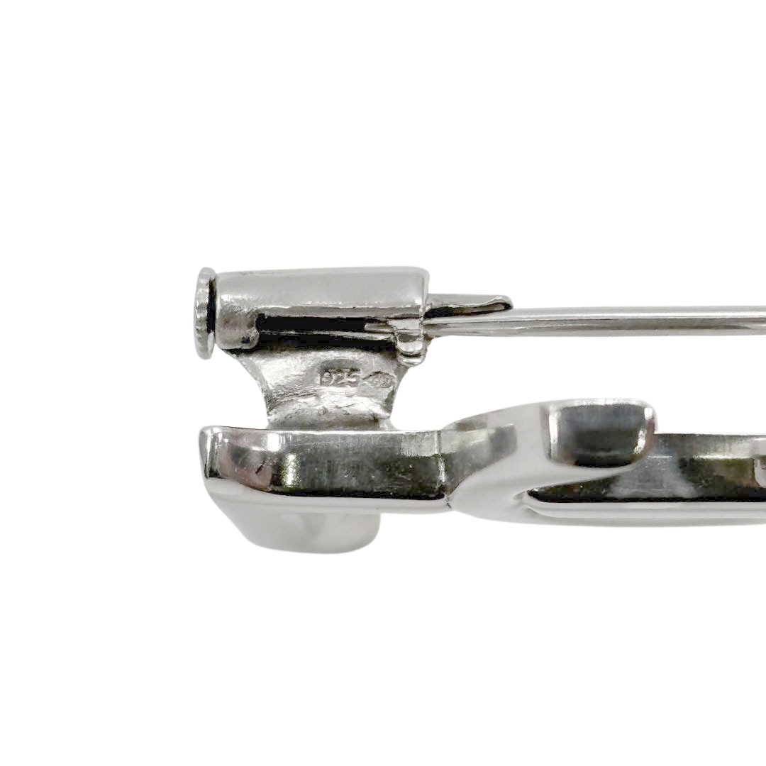 Yves Saint Laurent イヴサンローラン カサンドラ ブローチ YSLロゴ