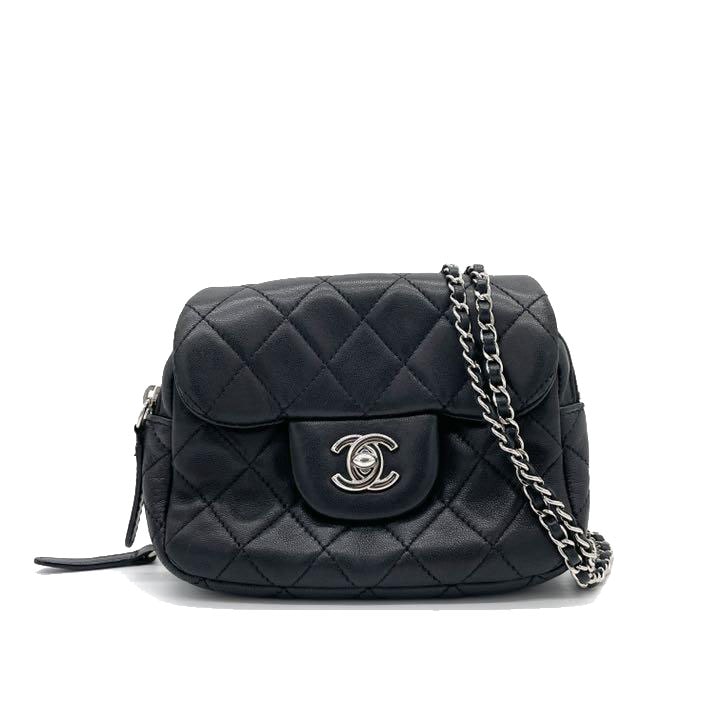 CHANEL シャネル ミニマトラッセ チェーンウォレット ポーチ ターン