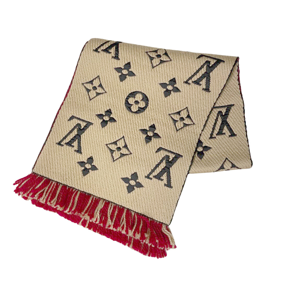 LOUIS VUITTON ルイヴィトン マフラー エシャルプ・ロゴマニア デュオ