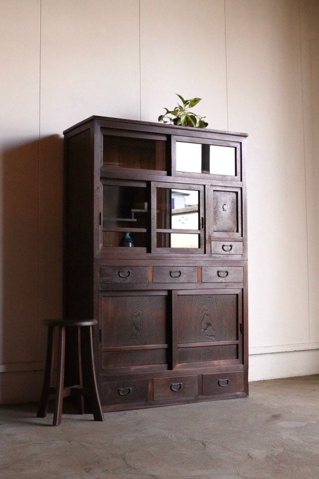 引戸棚/水屋箪笥,食器棚 | 古家具古道具 そうすけ