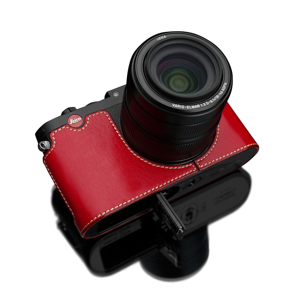 GARIZ Leica X（Typ113）/X-Vario用 本革カメラケース BL-LCXVR レッド