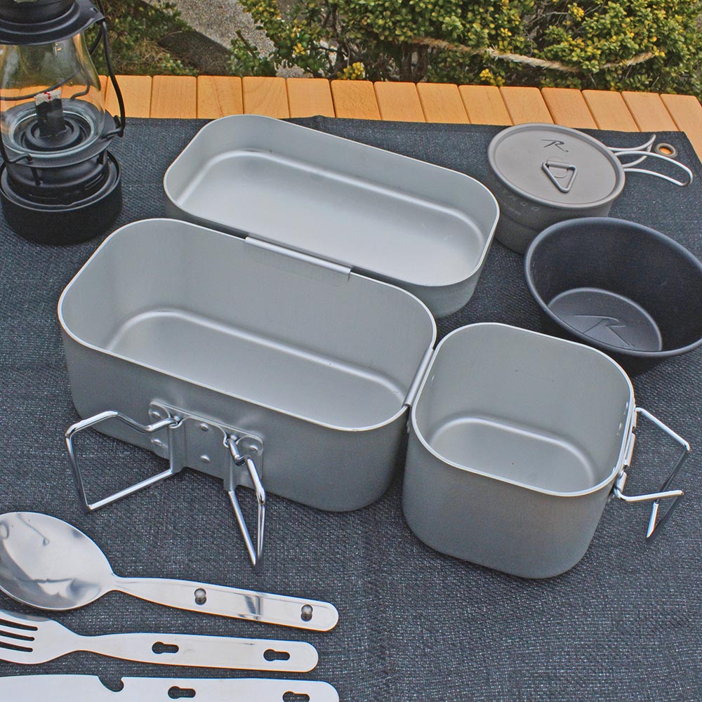 戦闘飯盒3形 日本製（アルマイト色） | OUTDOOR GEAR | SWAN OUTDOORS