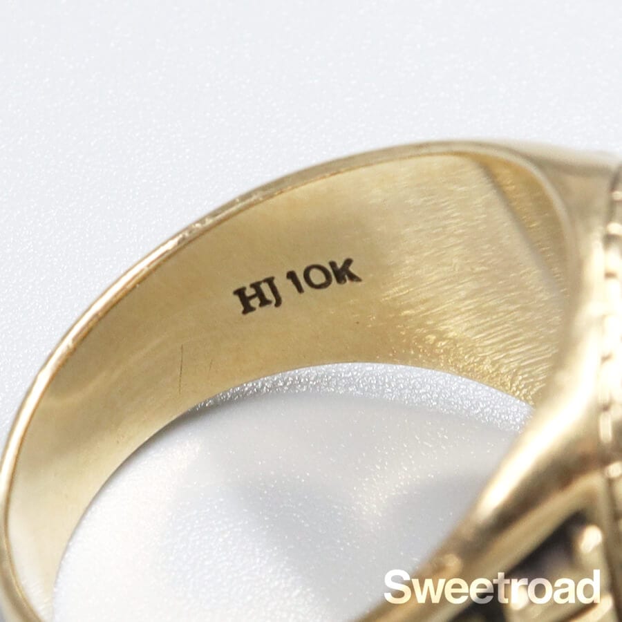 カレッジリング 10KYG 20号 フレンドリー高校 1981年製 w-30640gnz