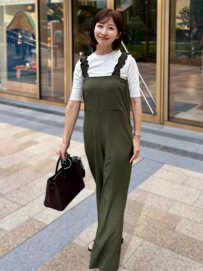 フリルストラップサロペット｜designed with Saaya Mizuno