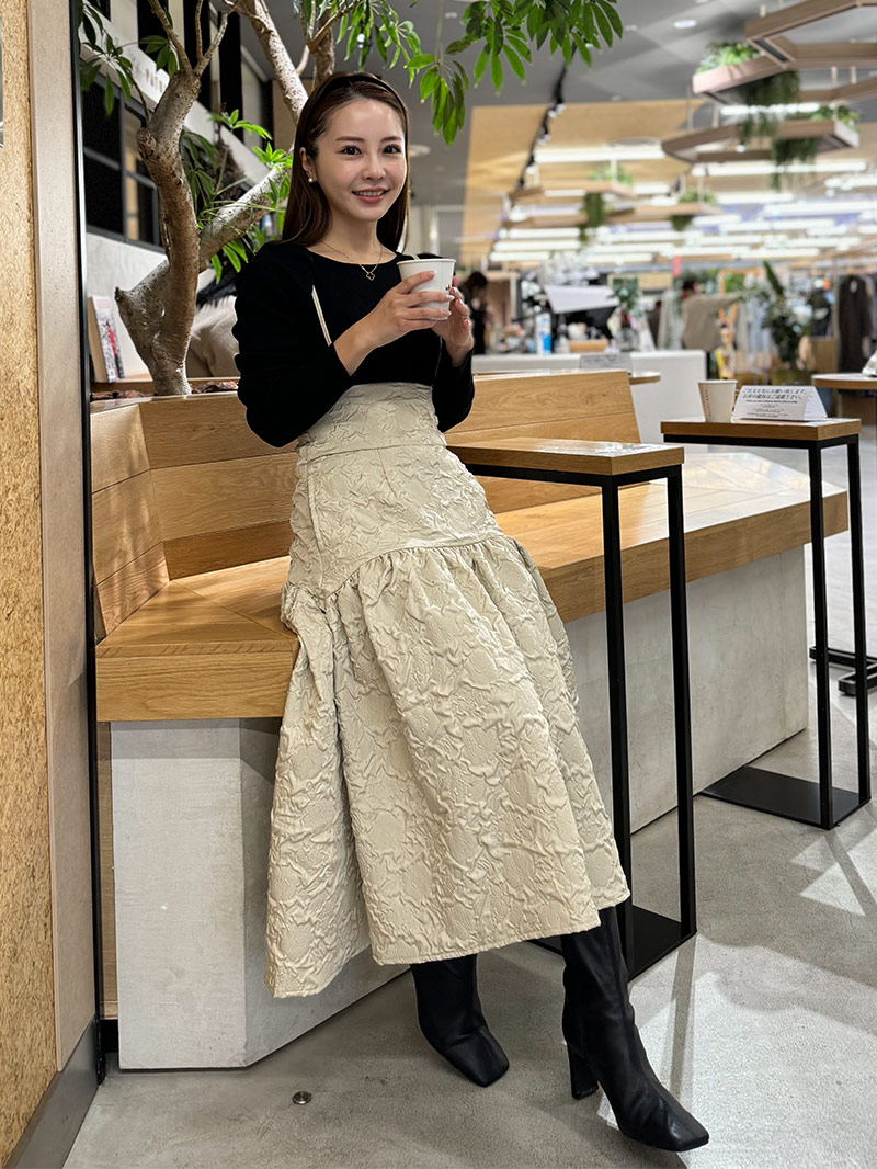 ハイウエストサロペットスカート｜designed with Akane