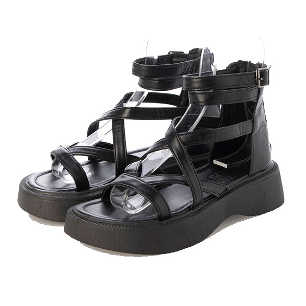 クロスストラップ厚底サンダル | レディース,シューズ,サンダル