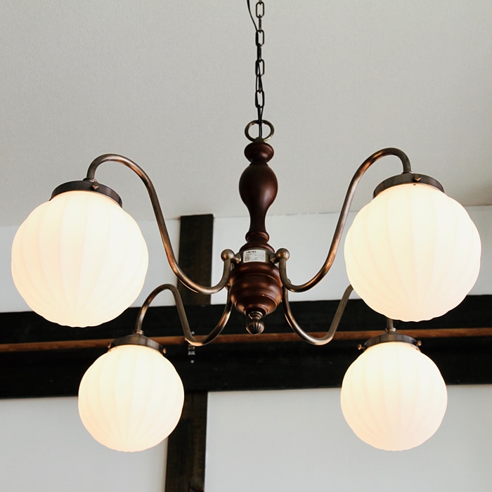 Antique Style Lightings 4灯シャンデリア FC440A4 311 | Antique