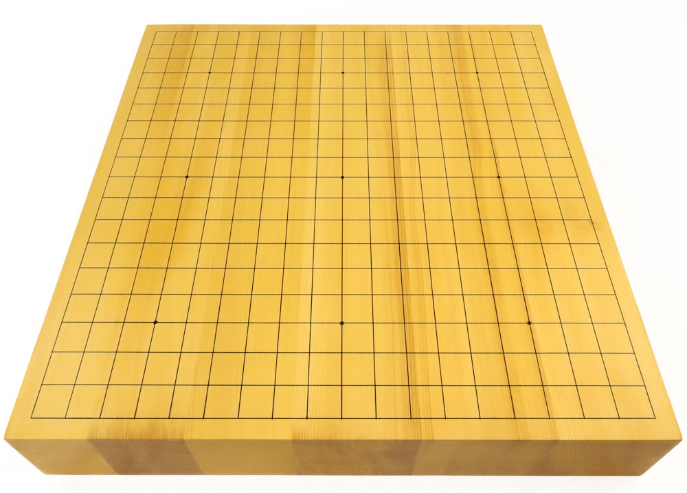 囲碁セット 宮崎県日向産本榧2寸3分ハギ卓上碁盤(蛤碁石28号・欅特大