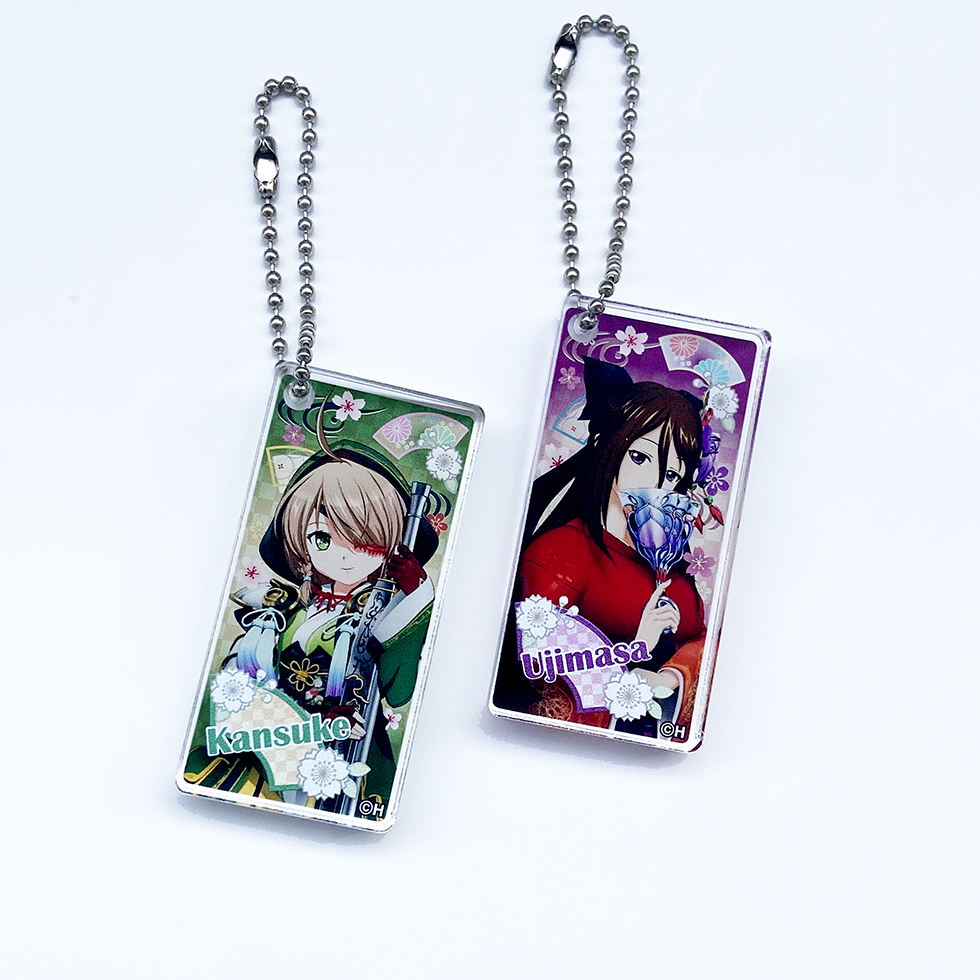 戦国乙女アクリルドミノキーチェーン【カンスケ】 | キュイン萌ーる
