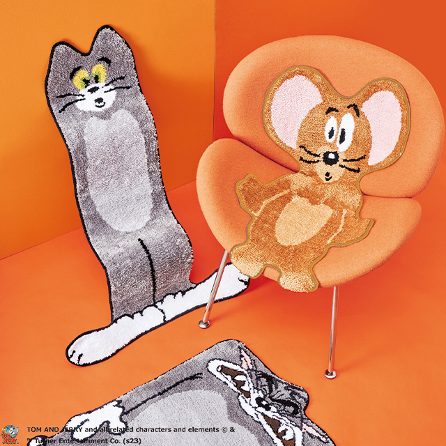 トムとジェリー 階段トム タフトマット | タオル製品をはじめ、寝装品