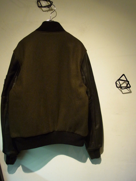 Golden Bear （ゴールデンベア） MA-1タイプ 袖レザー×メルトン