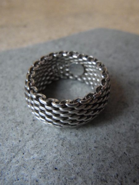 Tiffany&Co.（ティファニー） シルバーチェーンリング 13〜14号 - margin