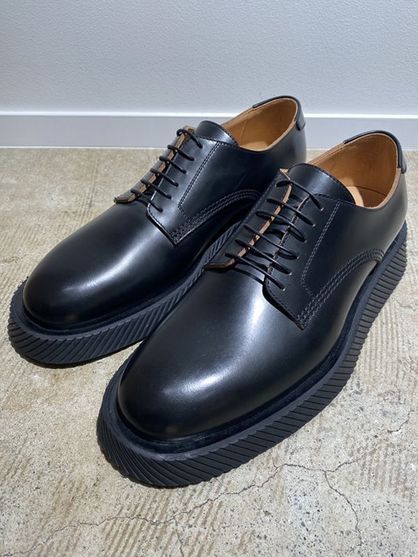 JIL SANDER（ジルサンダー） プレーントゥ レザーシューズ ブラック