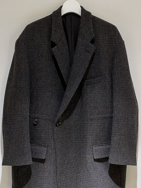 YOKE（ヨーク） シェットランドウール 11XLジャケットコート グレン