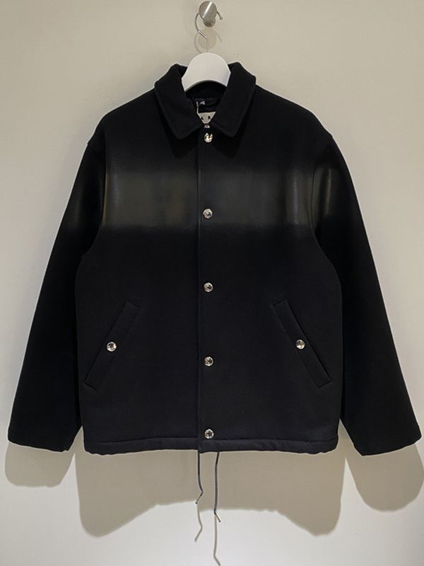 MARNI（マルニ） メルトンウールジャケット ブラック - margin