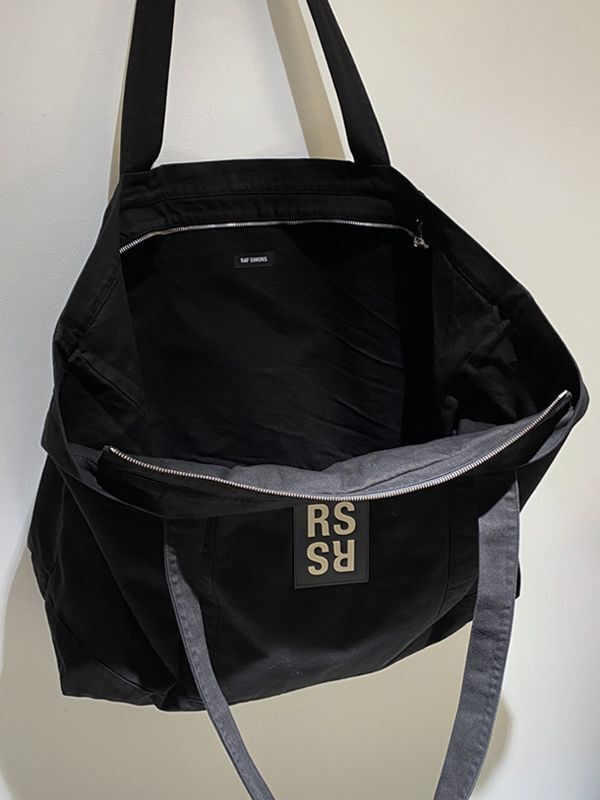 RAF SIMONS（ラフシモンズ） オーバーサイズド デニムトートバッグ