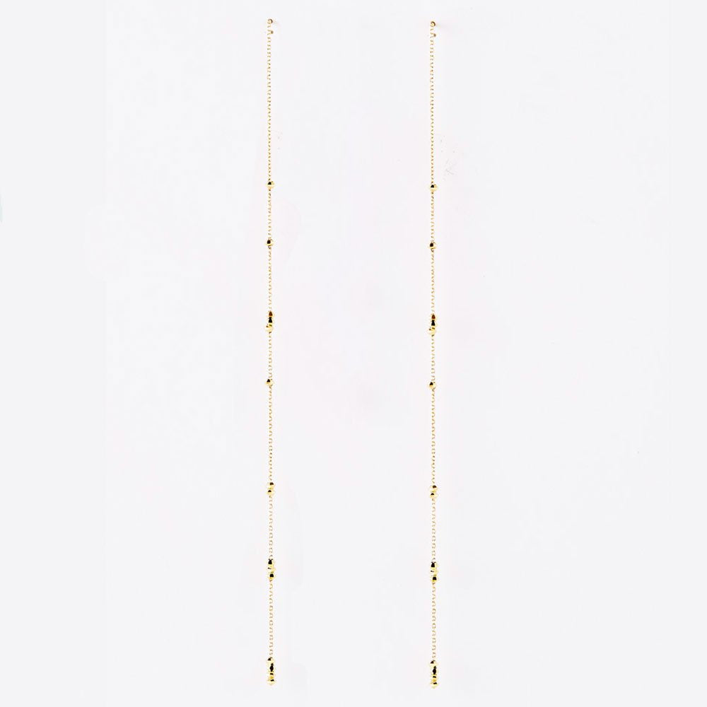 MARIHA(マリハ) 時の砂 チェーンピアス M K18ゴールド ジュエリー